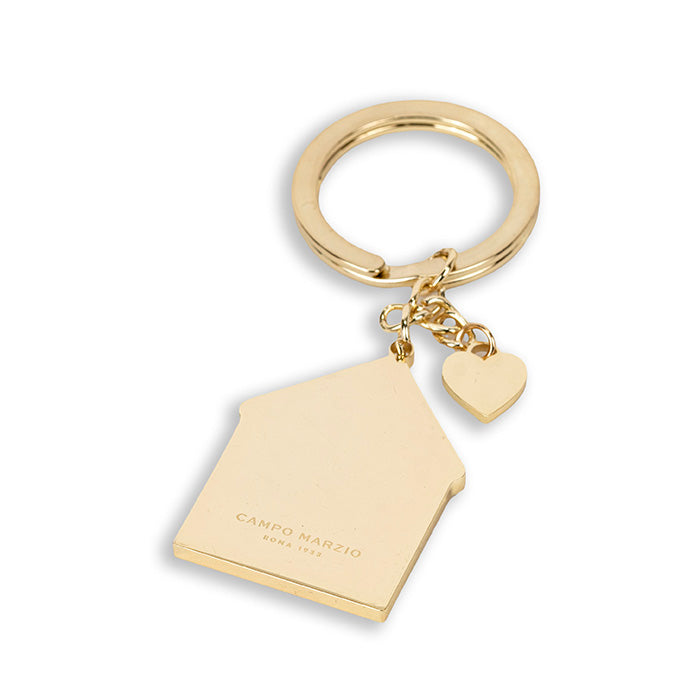 CM - Key Ring - House - Bouganvillea