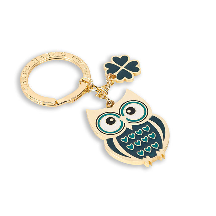 CM - Key Ring - Owl - Black