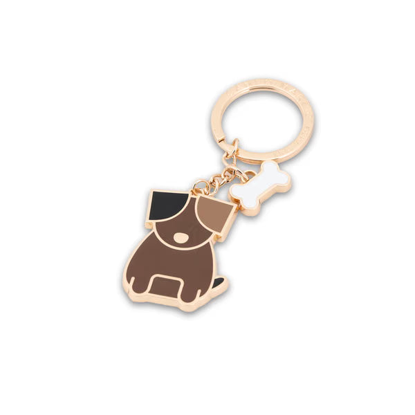 CM - Key Ring - Dog - Brown