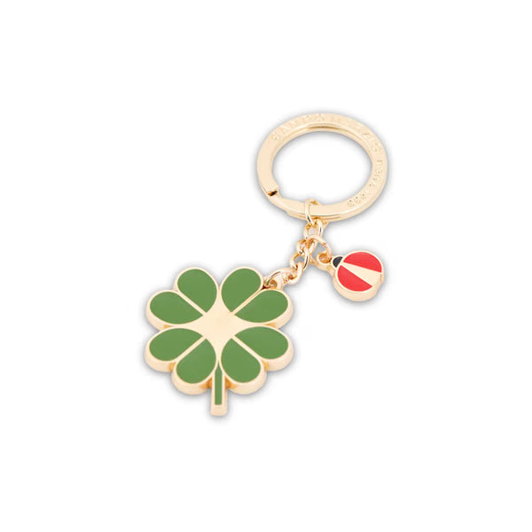 CM - Key Ring - Four Leaf Clover - Gold