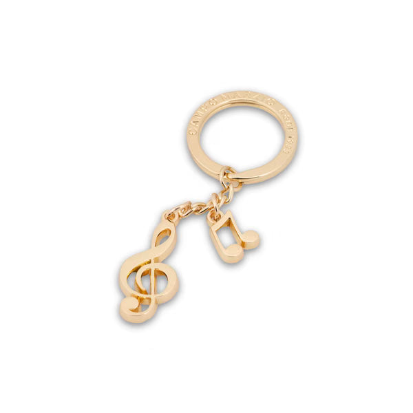 CM - Key Ring - Musical Note - Gold