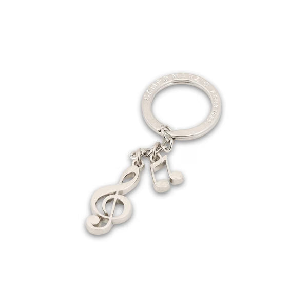 CM - Key Ring - Musical Note - Silver
