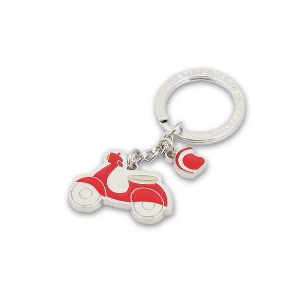 CM - Key Ring - Scooter - Cherry Red