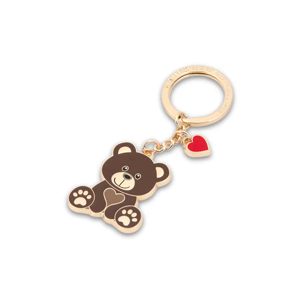 CM - Key Ring - Teddy - Brown