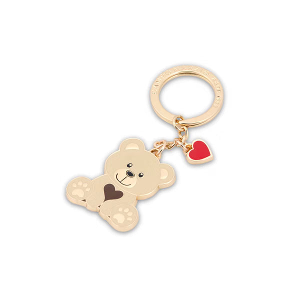 CM - Key Ring - Teddy - Cream