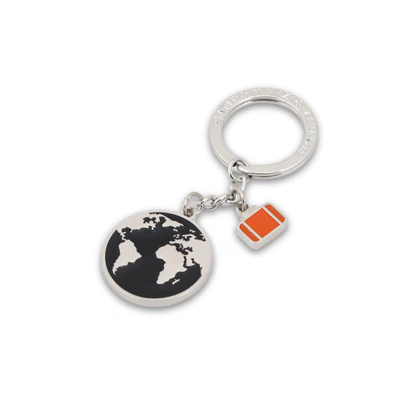 CM - Key Ring - World - Black