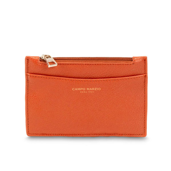CM - Matilde Card Holder - Orange w Bronze