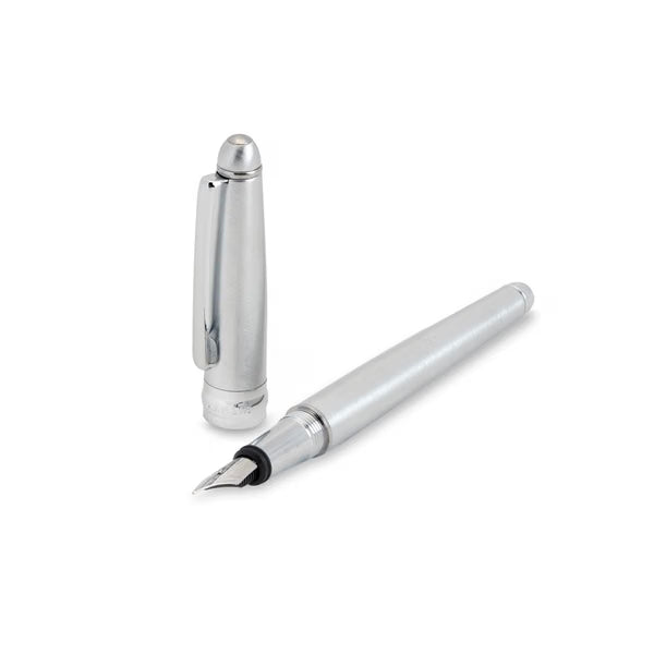 CM - Minny Big Fountain Pen - Silver