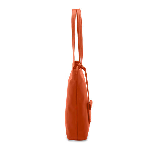 CM - Olivia Tote Bag - Orange w Bronze