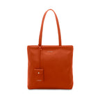CM - Olivia Tote Bag - Orange w Bronze