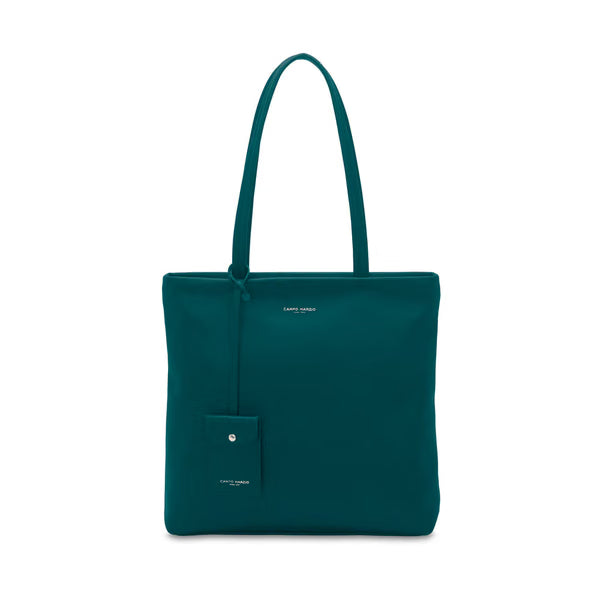 CM - Olivia Tote Bag - Petrol Green w Light Green
