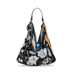 CM - Peony Scarf / Bag - Black