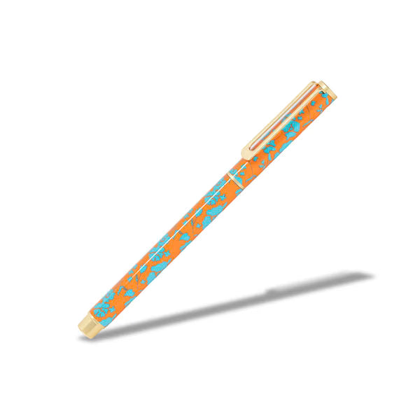 CM - Floralia Rollerball Pen - Orange