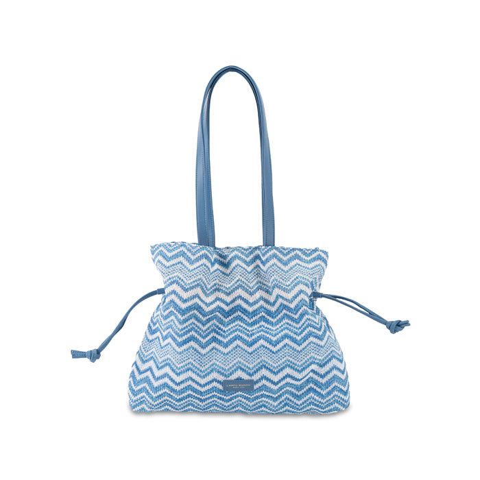 CM - Sugar Shoulder Bag in Fabric - Blue Jeans