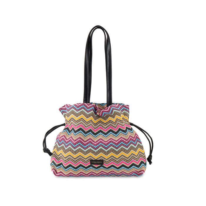 CM - Sugar Shoulder Bag in Fabric - Multicolour
