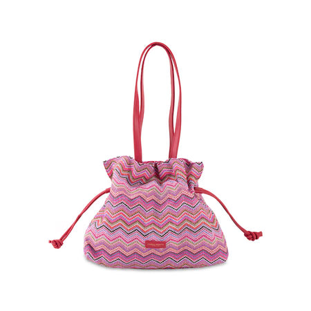 CM - Sugar Shoulder Bag in Fabric - Pink