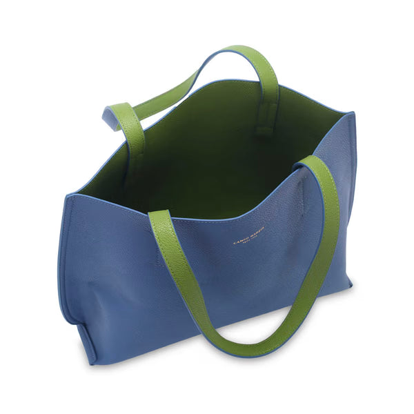 CM - Tote- Tina Tote Bag - Dark Denim w Moss Green