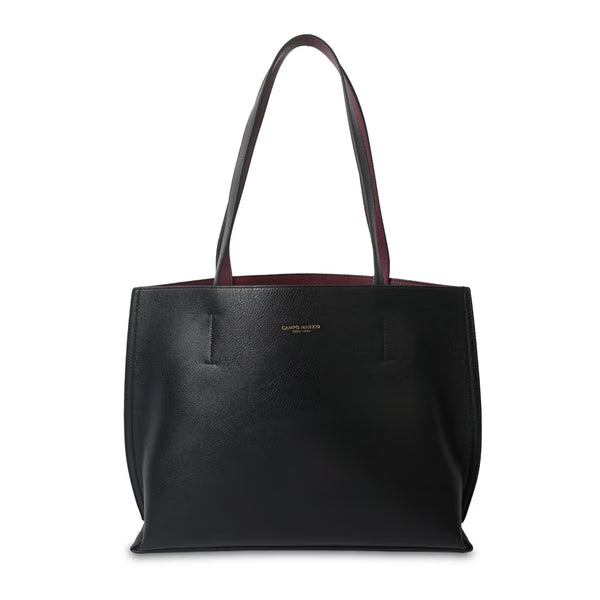 CM - Tina Tote Bag - Black/Burgundy