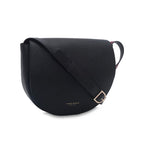 CM - Christina Saddle Bag - Black w Burgundy