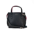 CM - Iconic Mini Tote Bag - Black/Burgundy