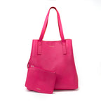CM - Iconic Reversible Tote - Cherry Red w Fuchsia