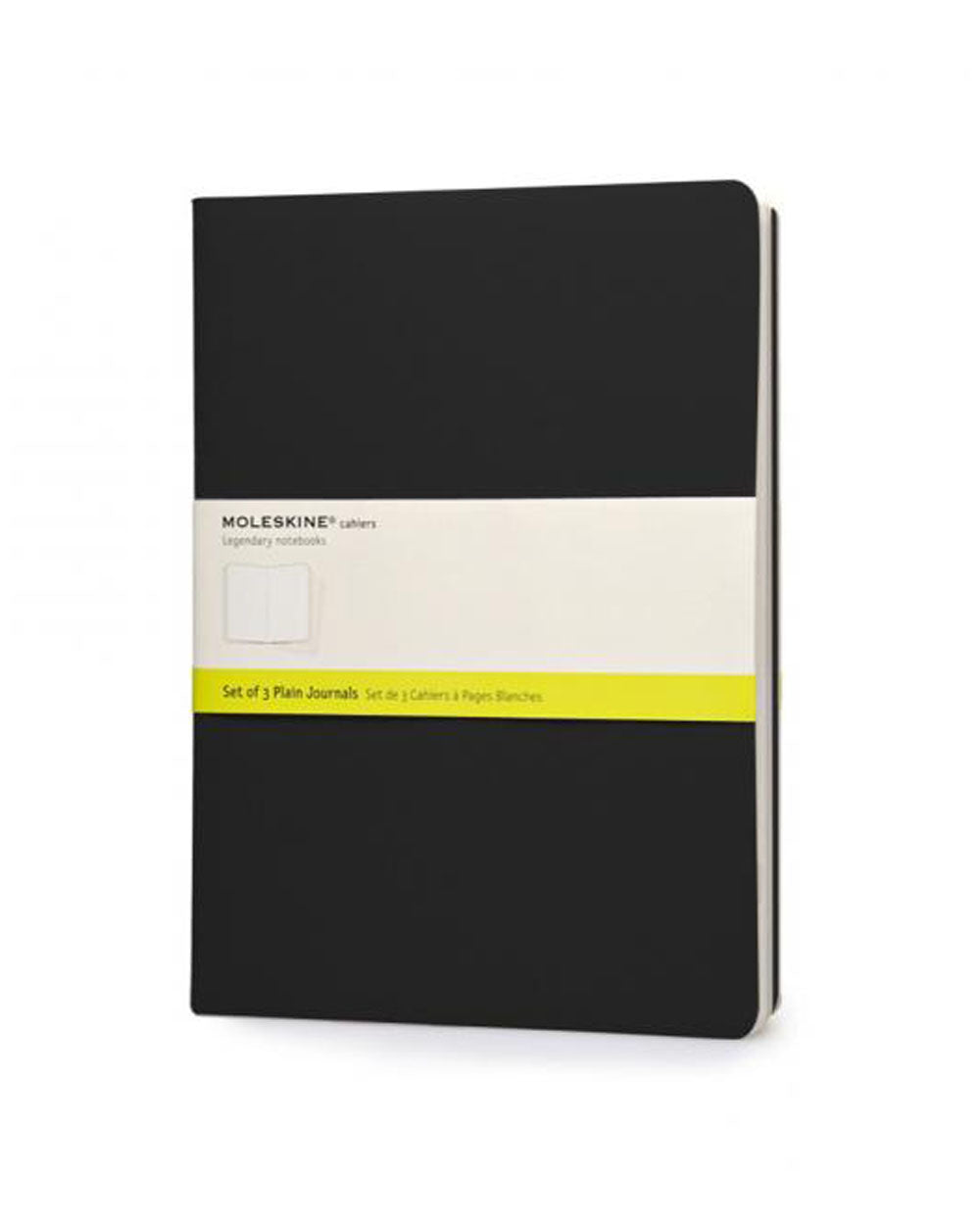 Moleskine - Cahier (set of 3) - Extra Large - Black - Plain
