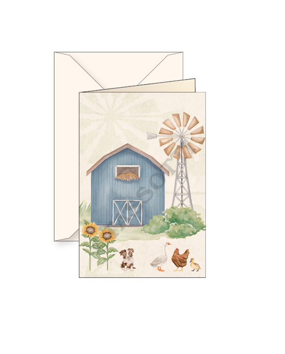 Card T - Barn