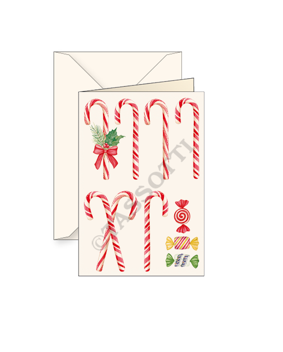 Card T - Candy Cane