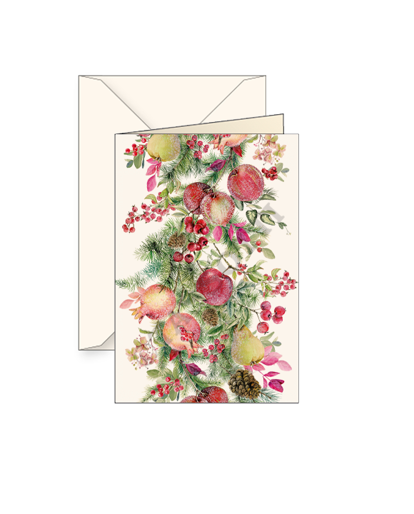 Card T - Christmas Fruit
