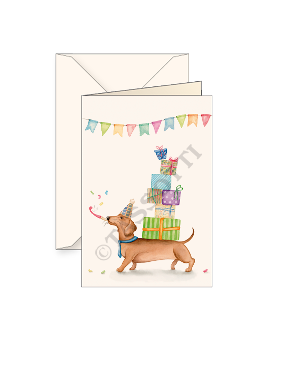 Card T - Party Dog