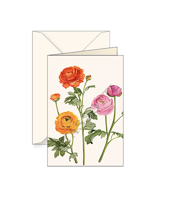 Card T - Ranunculas