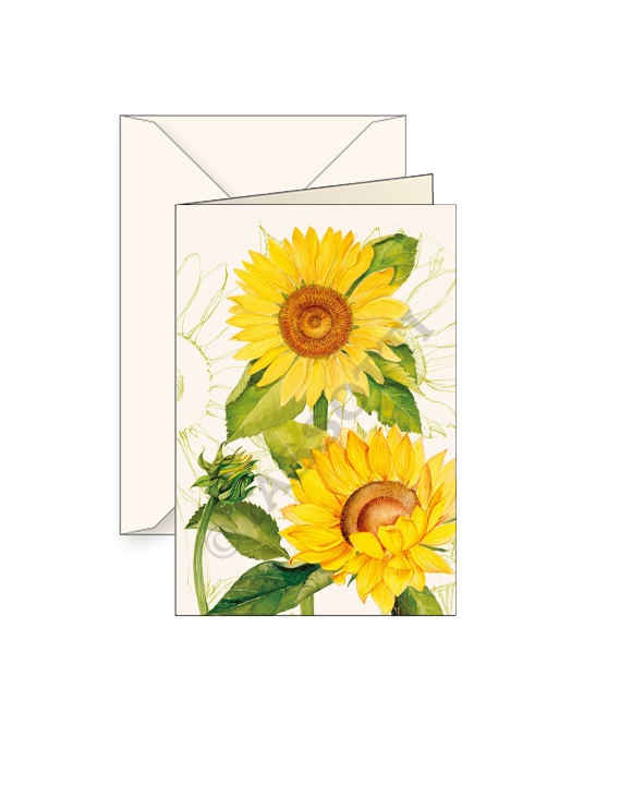 Card T - Sunflowers