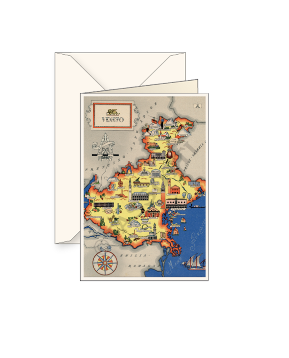 Card T - Map of Veneto