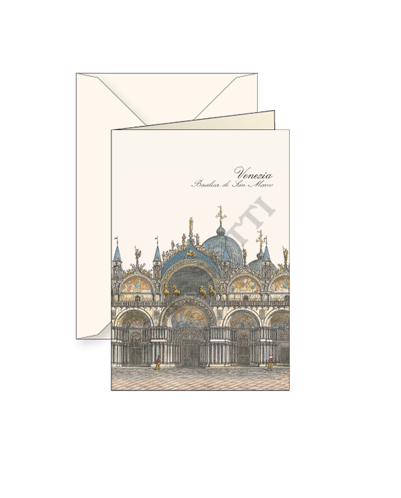 Card T - Venice - Basilica di San Marco