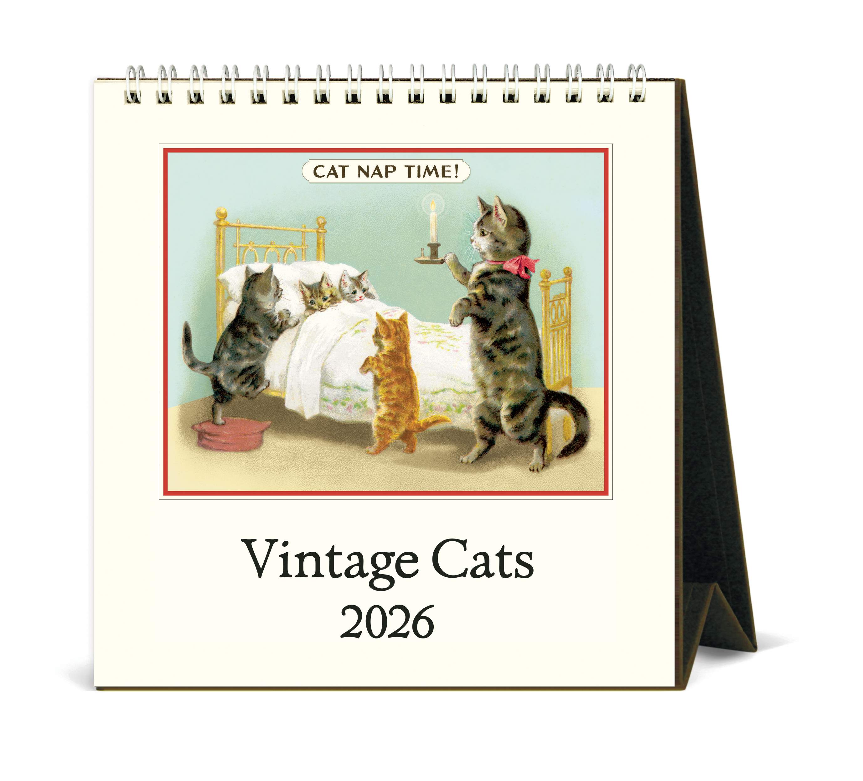 Desk Calendar - Vintage Cats
