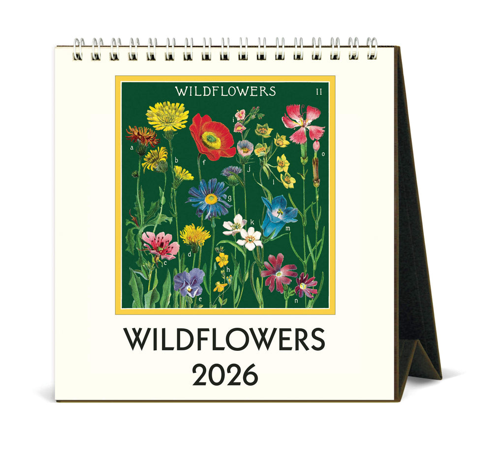 Desk Calendar - Wildflowers