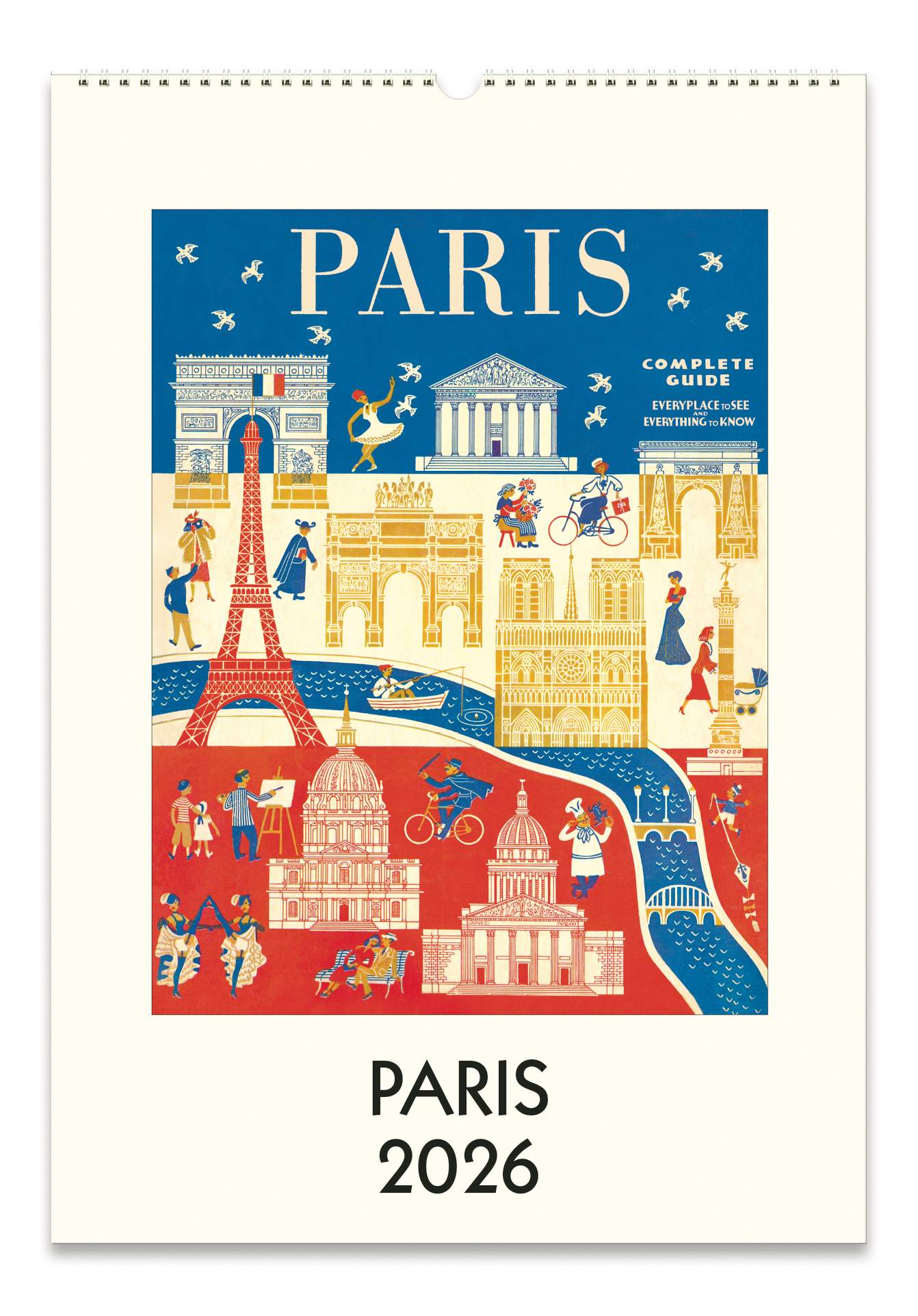 Wall Calendar - Paris
