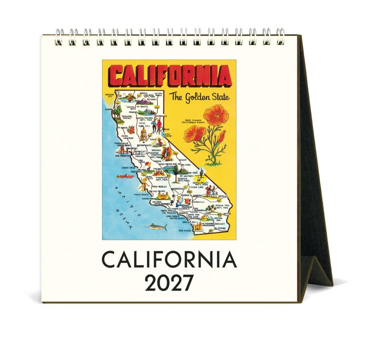 Desk Calendar - California