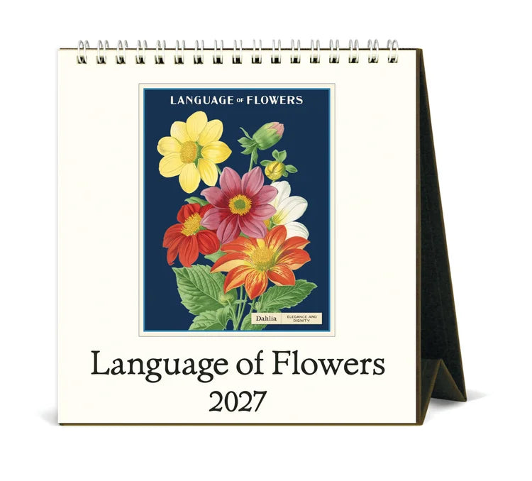 Desk Calendar - Language of Flowers