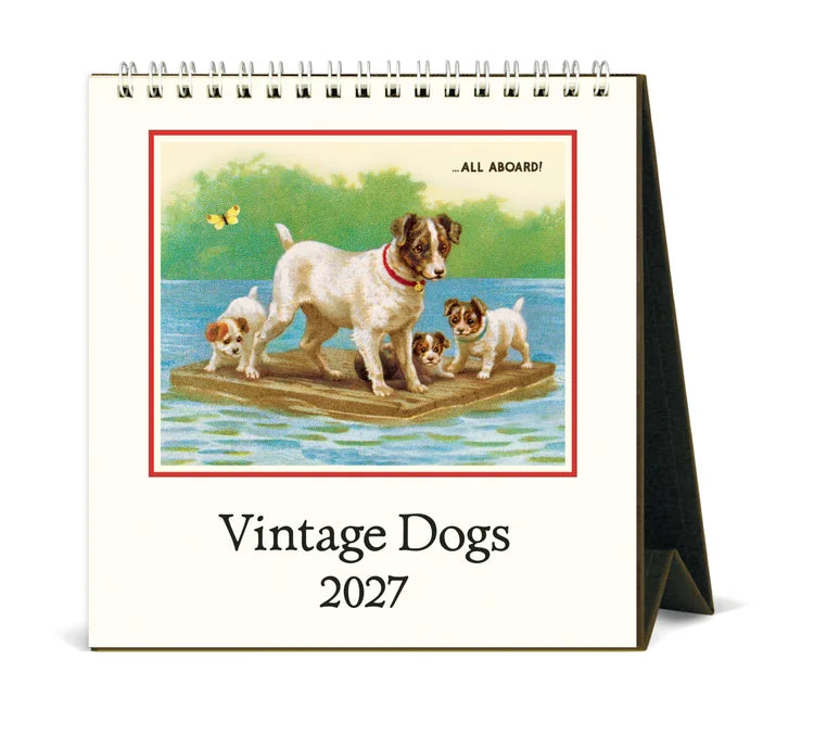 Desk Calendar - Vintage Dogs