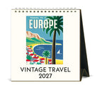 Desk Calendar - Vintage Travel