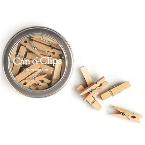 Can O' Clips - Miniature Pegs