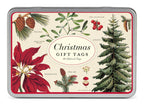Christmas Glitter Gift Tags - Botanical