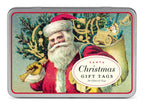 Christmas Glitter Gift Tags - Santa