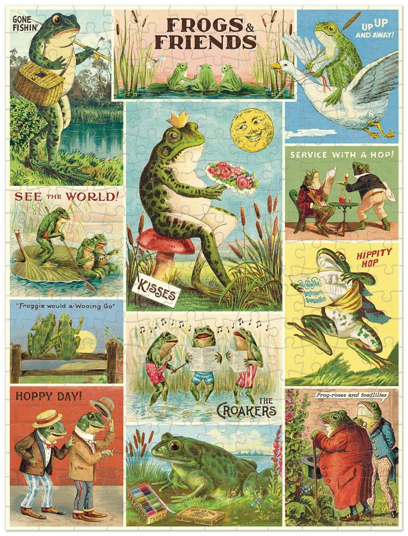 Mini Jigsaw Puzzle - Frogs & Friends
