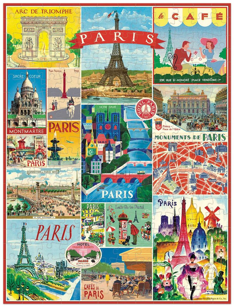 Mini Jigsaw Puzzle - Paris