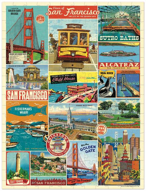 Mini Jigsaw Puzzle - San Francisco