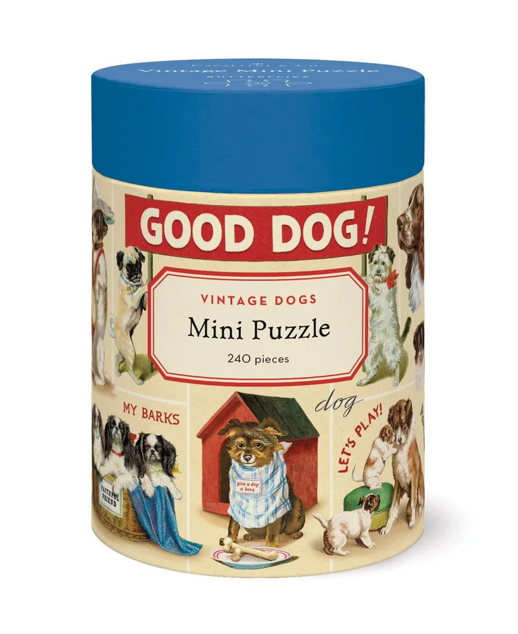 Mini Jigsaw Puzzle - Vintage Dogs