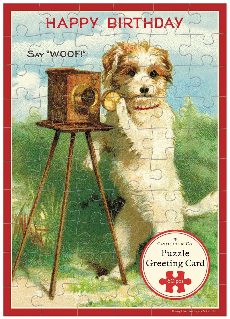 A Card Jigsaw Puzzle - Dogs