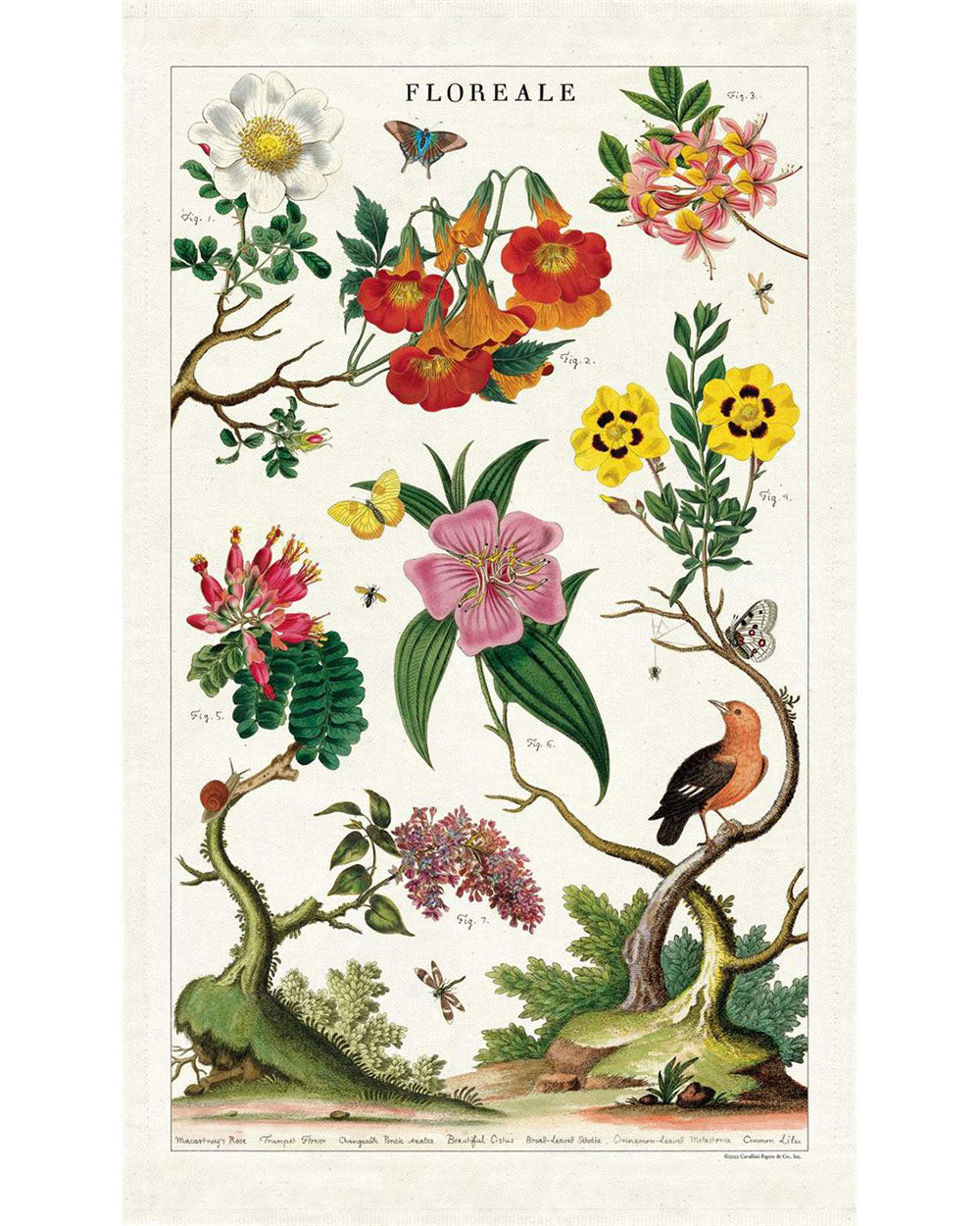 Tea Towel - Floreale